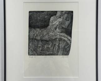 Leonid Stroganov Etching