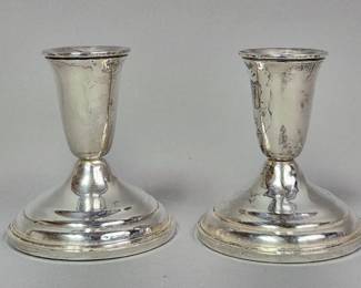 Sterling Candle Sticks
