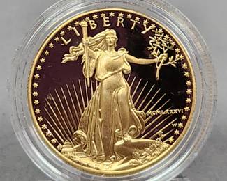 1986 $50 Gold Eagle Coin