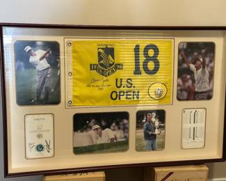 Custom framed collage commemorating Steve Jones