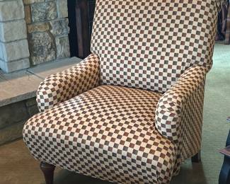 Checkerboard club chair ( pair) 