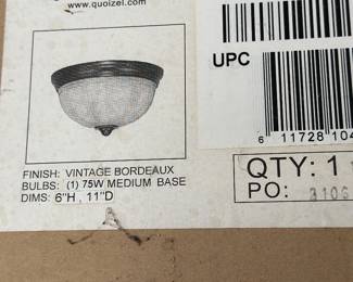 Brand new light fixtures