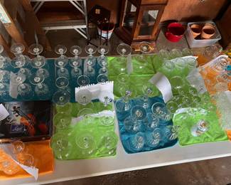 Vintage glassware
