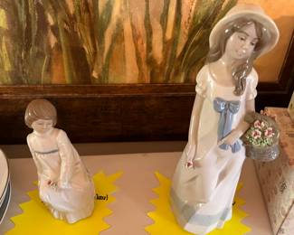 Vintage porcelain figurine by Nadal