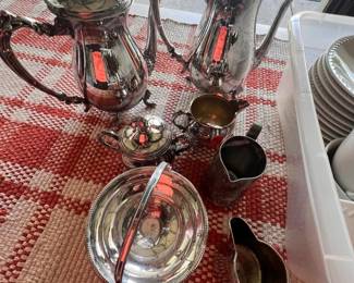 Silver plated tea