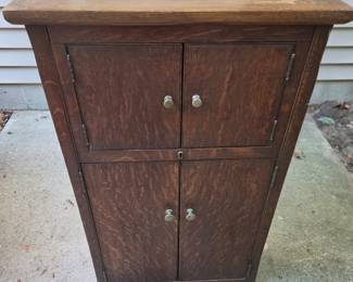 Antique Oak Victrola Cabinet