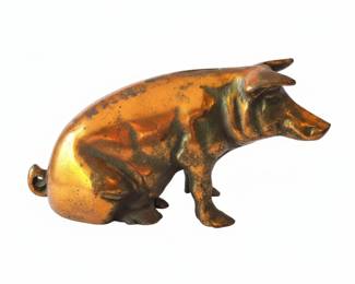Vintage Cast Iron Piggy Bank