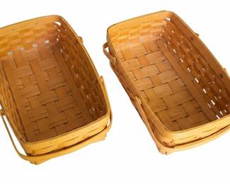Photo 1 of 2 - Set of 2 Longaberger Baskets