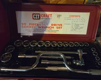 CIT Craft 25-Piece 1/2" Drive Socket Wrench Set