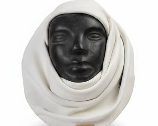 R.N. Piel 'Rep. Dom.' Bust Sculpture