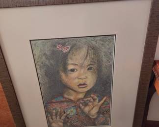 Edna Hibel "Oriental Cherry-blossom" Print Lithograph
