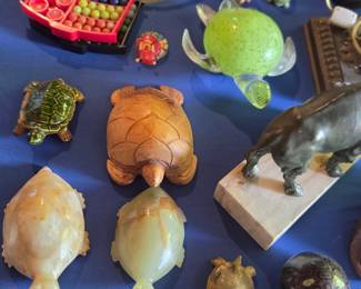 Assorted Turtle Figurines and Collectibles