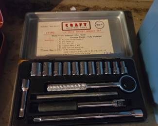 CRAFT Industrial Tools 17-Piece 1/4" Drive Socket Wrench Set