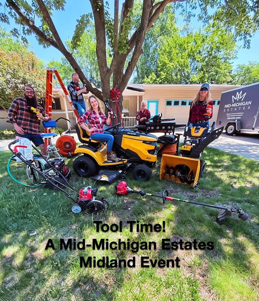 Tool Time & More with Mid-Michigan Estates in MIDLAND!