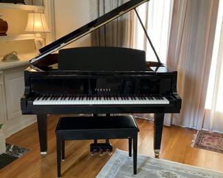1986 Yamaha Ebony Baby Grand Piano