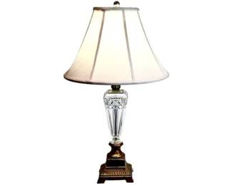 Waterford Lissadel Crystal Lamp (2 In Auction)