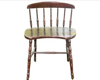Vintage Wooden Spindle Back Chair
