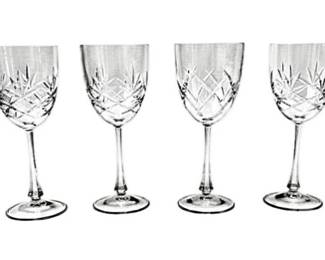 Lenox Cut Crystal Wine Glasses - Set Of Four