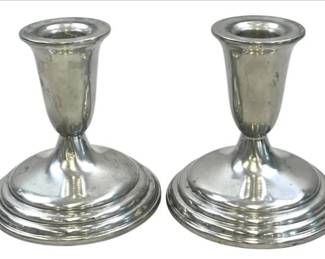 Reed & Barton Pewter Candle Holders