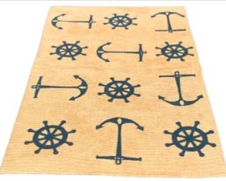Sailor Chenille Polyester Indoor Rug