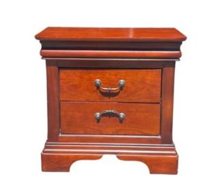 Raymond & Flanagan Rossie Night Table With Antique Hardware