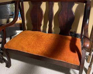 Antique Victorian settee
