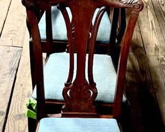 Chippendale and triditiinal Windsor arm chairs