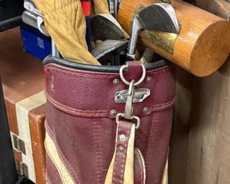 Vintage golf clubs