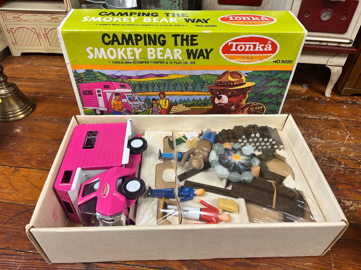 Tonka NOS Smokey Bear Camping Toy