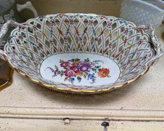 Beautiful Bavarian handpainted Bowl 