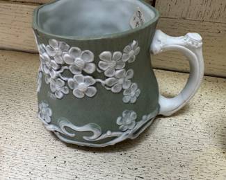 Green Wedgewood cup