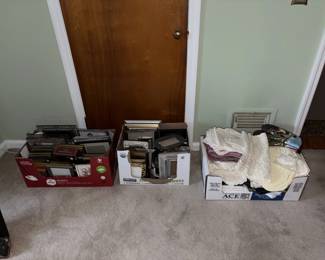 Assorted Table Lines and Photo Frames