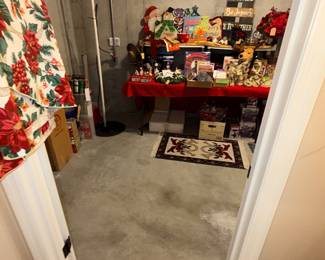 Items Located In The Unfinished Area Of The Lower Level