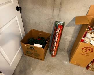 Items Located In The Unfinished Area Of The Lower Level