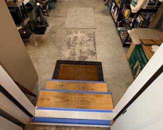 Stairs leading To The Garage ~ Be Careful On The Steps!