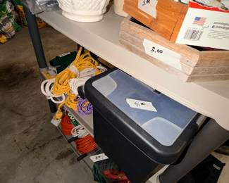 Items Located In The Garage