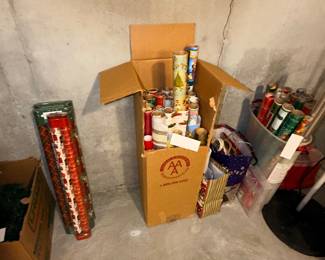 Items Located In The Unfinished Area Of The Lower Level