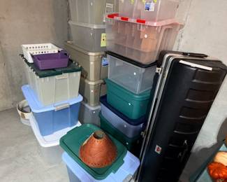 Items Located In The Unfinished Area Of The Lower Level