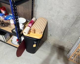 Items Located In The Unfinished Area Of The Lower Level