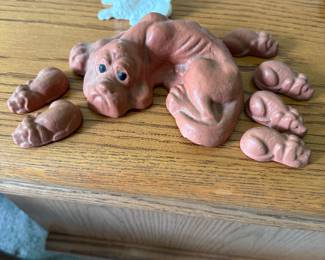 Ceramic mini dogs- $10/all