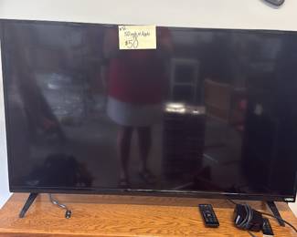 50 inch TV with Apple TV - $50