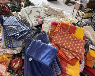 French country linens and vintage lace