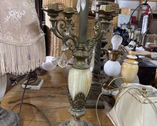 Antique lamp collection