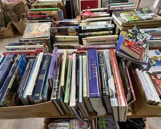 Books on travel and gardening