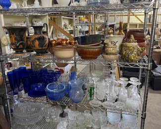 Impressive collection of glassware