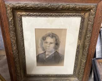 Antique photos with frames