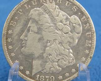 Lot 44. 1879 P Morgan silver dollar