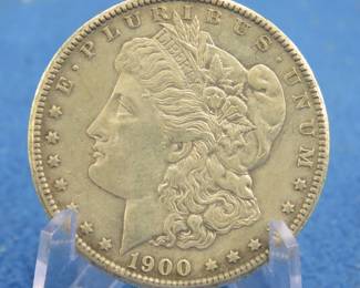 Lot 43. 1900 P Morgan silver dollar