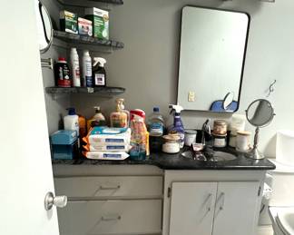 Bathroom with Toiletries …..