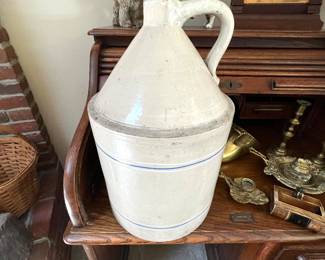 Vintage Stoneware Crock Jug
